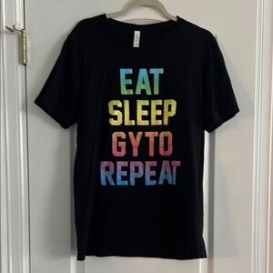 Eat, Sleep, GYTO, Repeat Black T-shirt